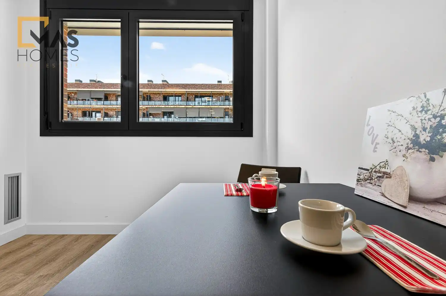 Esszimmer von Maisonette zum Verkauf in Sabadell mit Klimaanlage, Heizung und Parkett