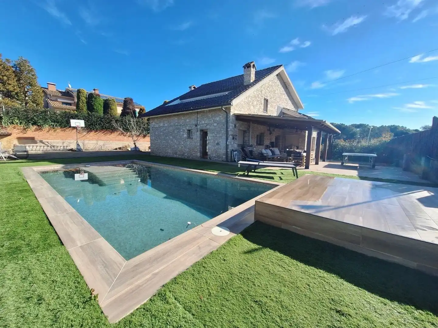 Piscina de Casa o chalet en venta en Igualada con Aire acondicionado, Calefacción y Terraza