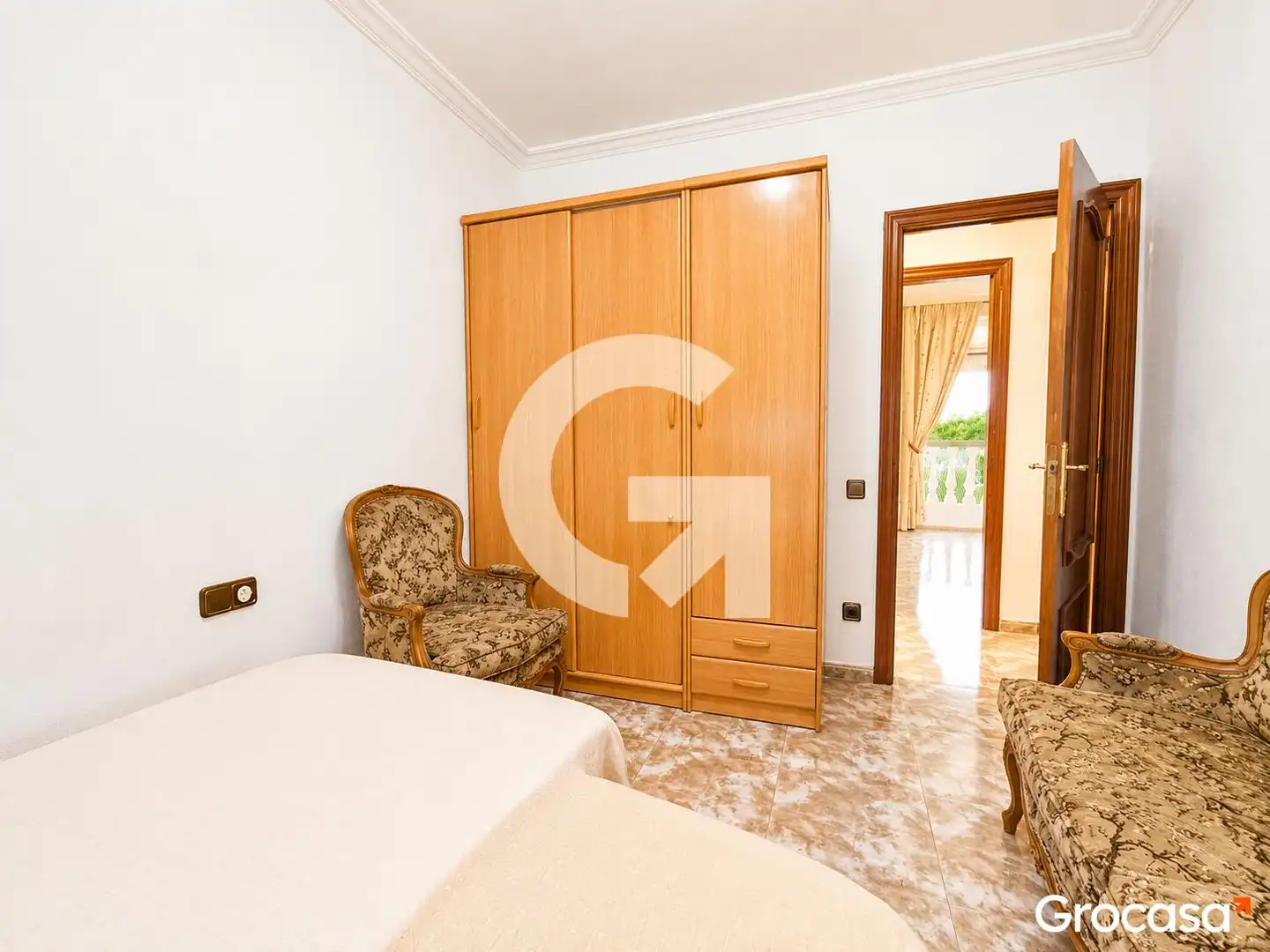 Dormitori de Casa adosada en venda en Vilanova i la Geltrú amb Calefacció, Terrassa i Forn