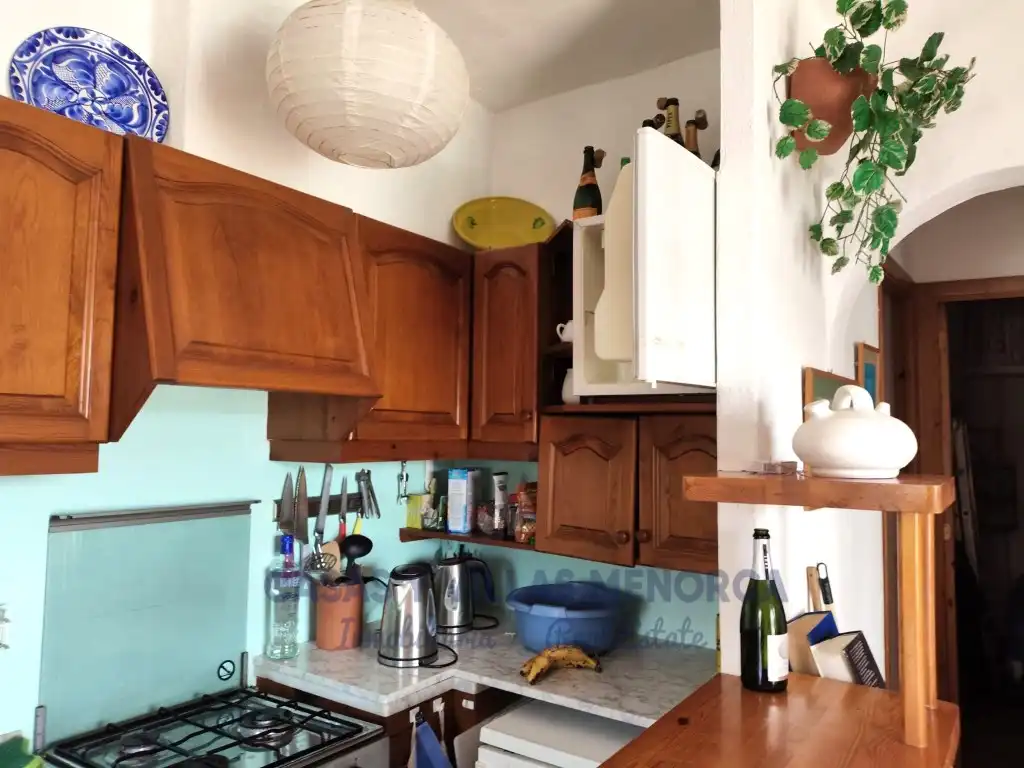 Cocina de Apartamento en venta en Es Mercadal