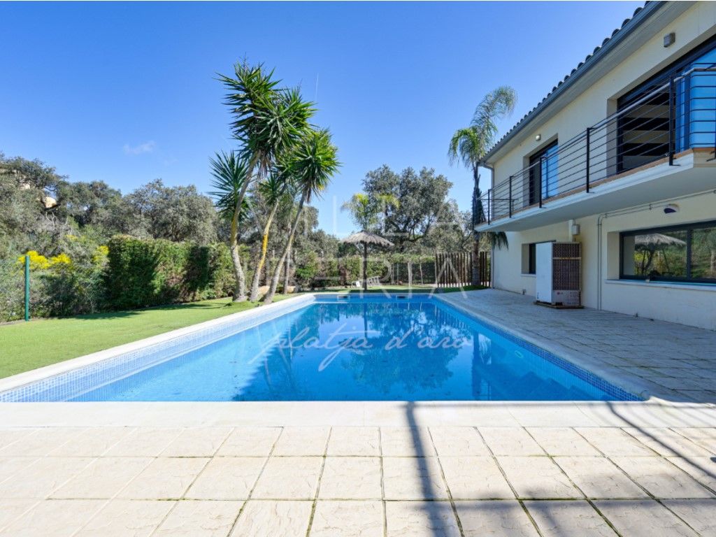 Vista exterior de Casa o chalet en venta en Castell d'Aro, Platja d'Aro i s'Agaró con Aire acondicionado, Calefacción y Jardín privado