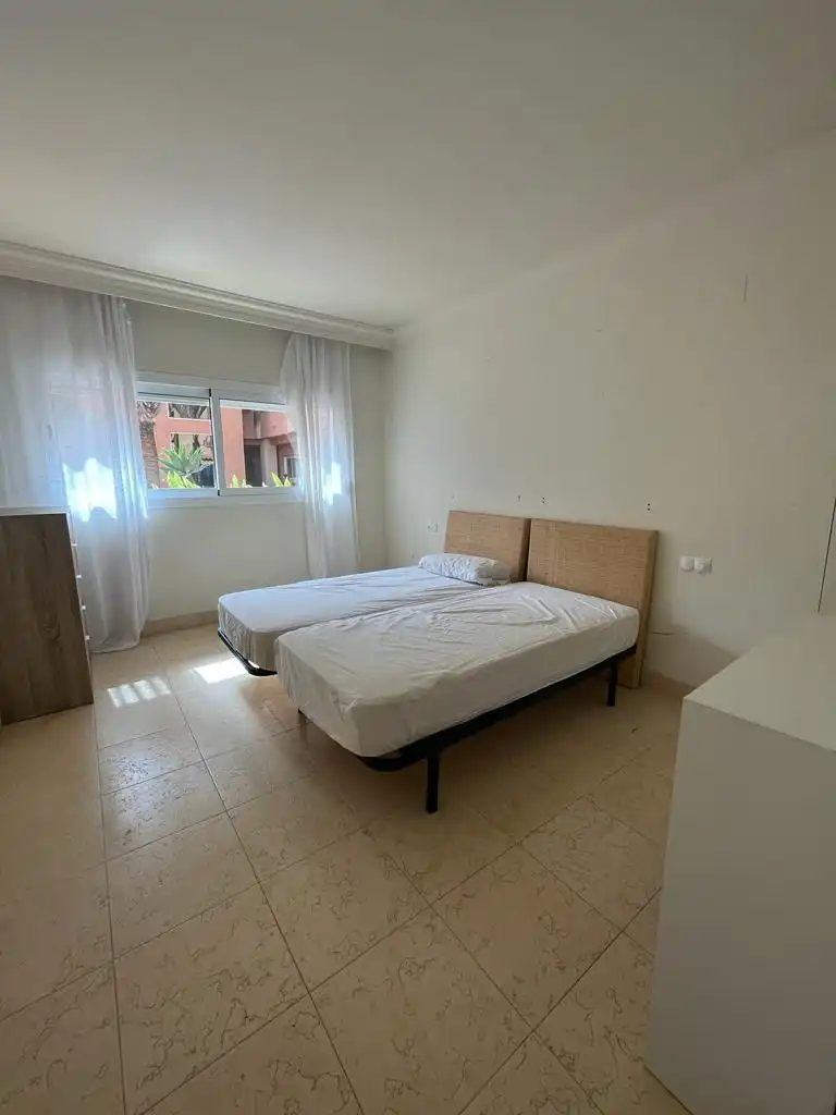 Bedroom of Flat for rent in Marbella  with Air Conditioner, Terrace and Swimming Pool