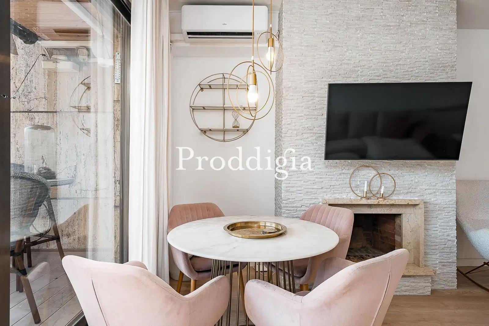 Dining room of Attic for sale in Barcelona  with Air Conditioner, Heating and Terrace