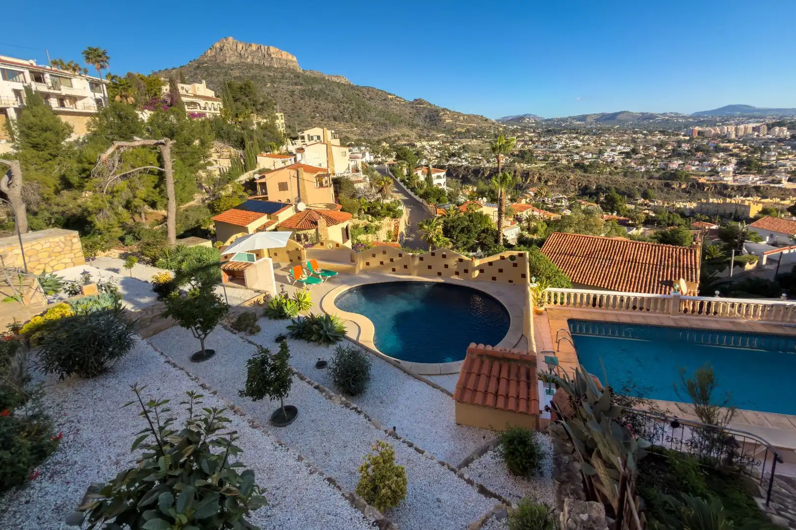 Swimming pool of Houses for sale in Calpe / Calp