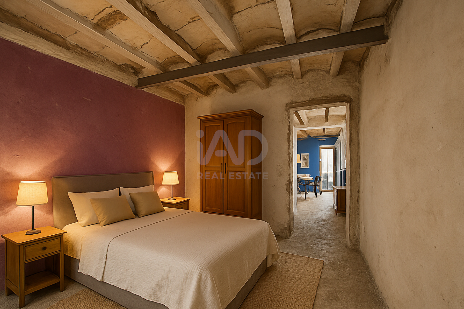 Bedroom of Flat for sale in Alcoy / Alcoi