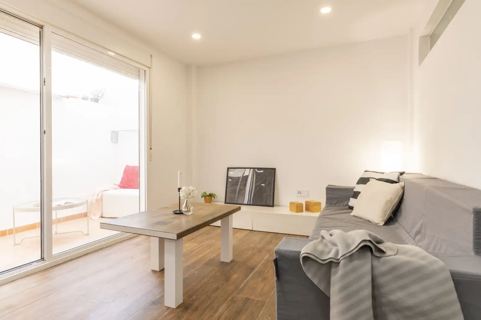 Sala de estar de Piso en venta en Museros con Terraza