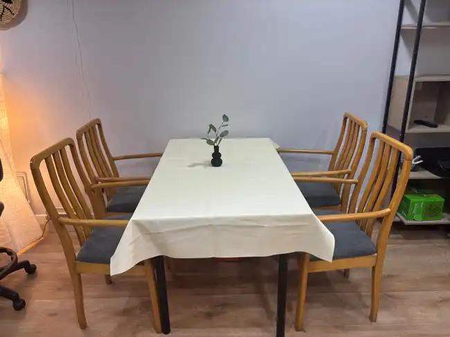 Comedor de Piso de alquiler en Madrid con Aire acondicionado, Calefacción y Amueblado