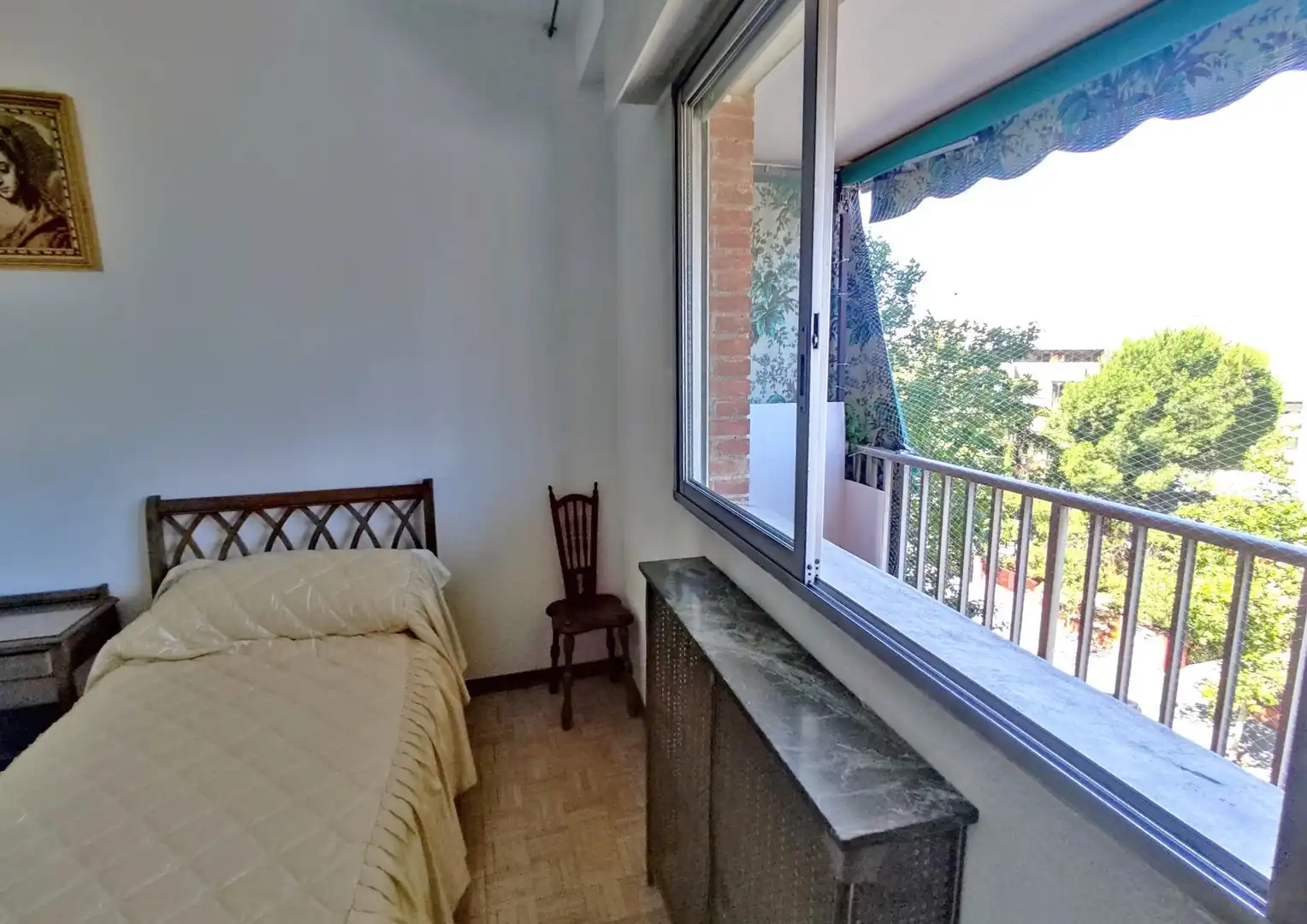 Bedroom of Flat for sale in Madrid  with Terrace