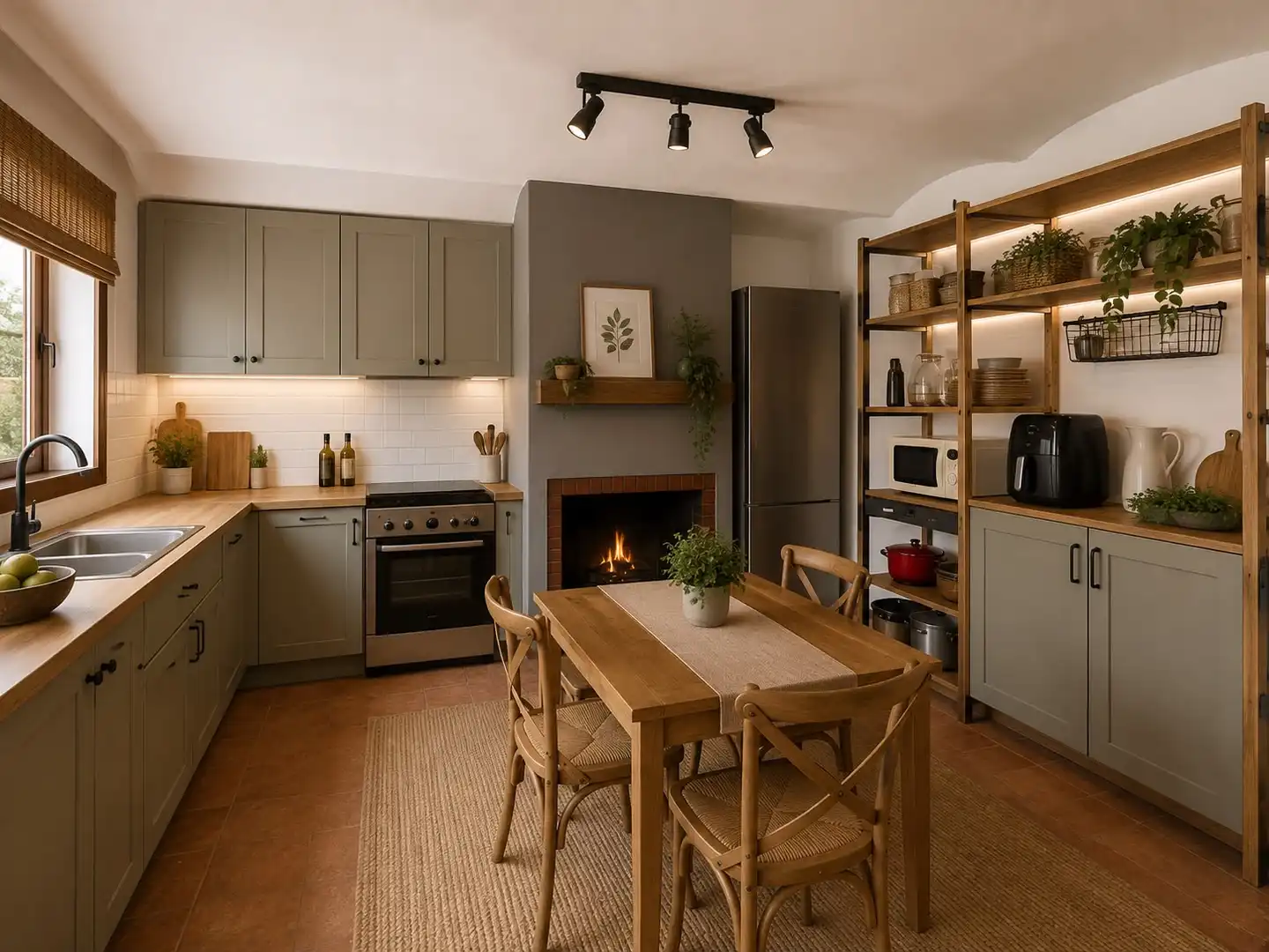 Cocina de Finca rústica en venta en Fornells de la Selva con Jardín privado y Balcón