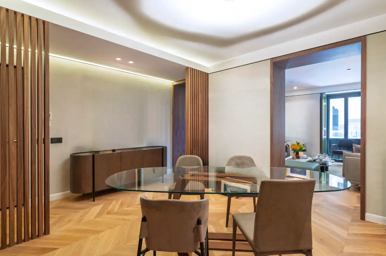 Dining room of Flat for sale in Madrid  with Air Conditioner, Heating and Storage room