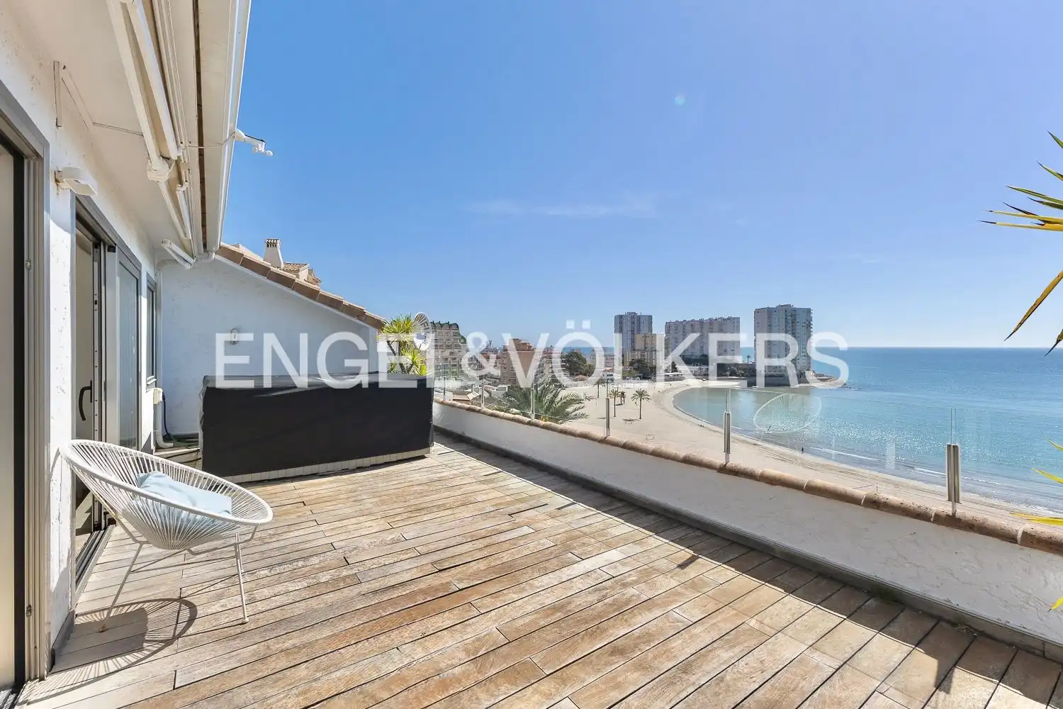 Terraza de Casa o chalet de alquiler en Cullera con Aire acondicionado, Calefacción y Piscina