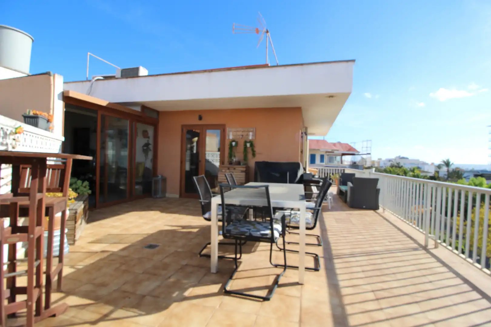 Terrasse von Dachboden zum Verkauf in  Palma de Mallorca mit Klimaanlage, Heizung und Terrasse