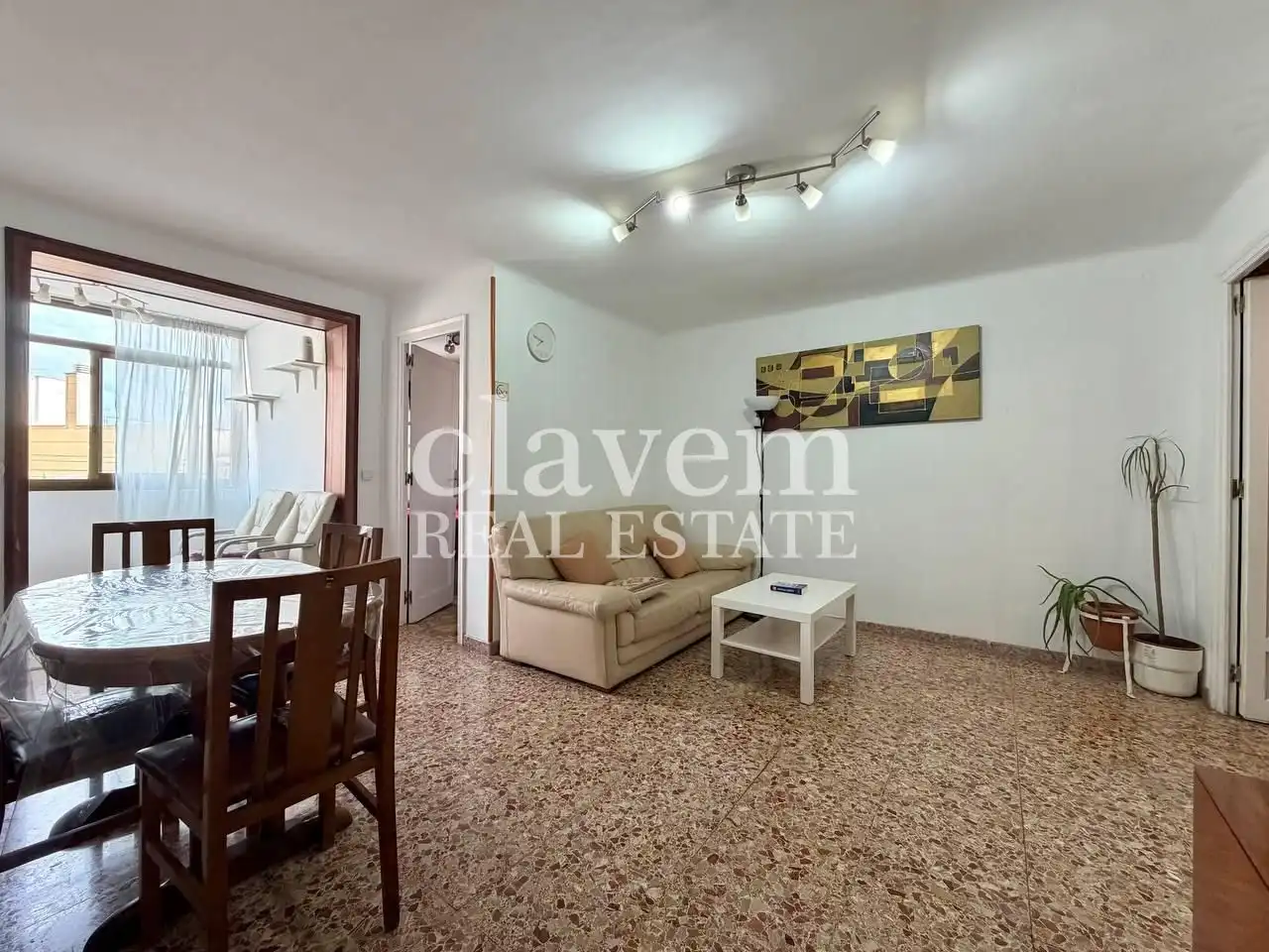 Wohnzimmer von Wohnung zum Verkauf in Barcelona mit Balkon