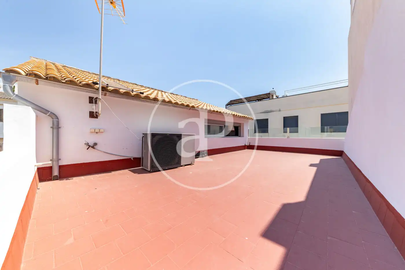 Terrasse von Einfamilien-Reihenhaus zur Miete in  Palma de Mallorca mit Klimaanlage, Heizung und Privatgarten