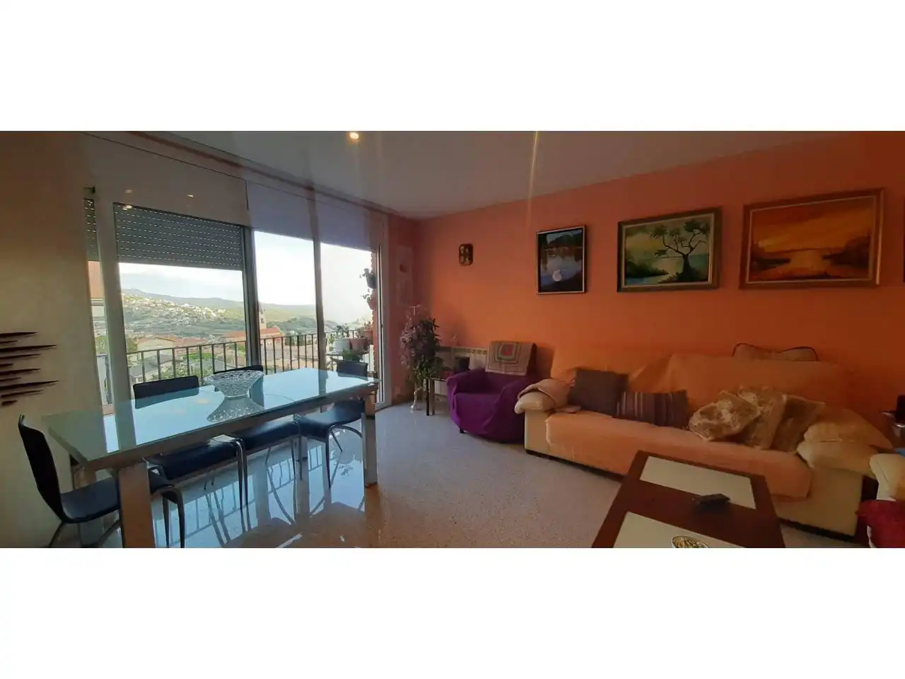 Living room of Houses for sale in Berga  with Heating, Private garden and Parquet flooring