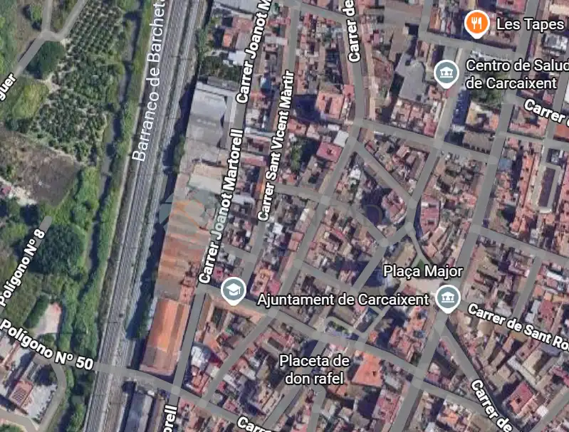Vista exterior de Pis en venda en Carcaixent
