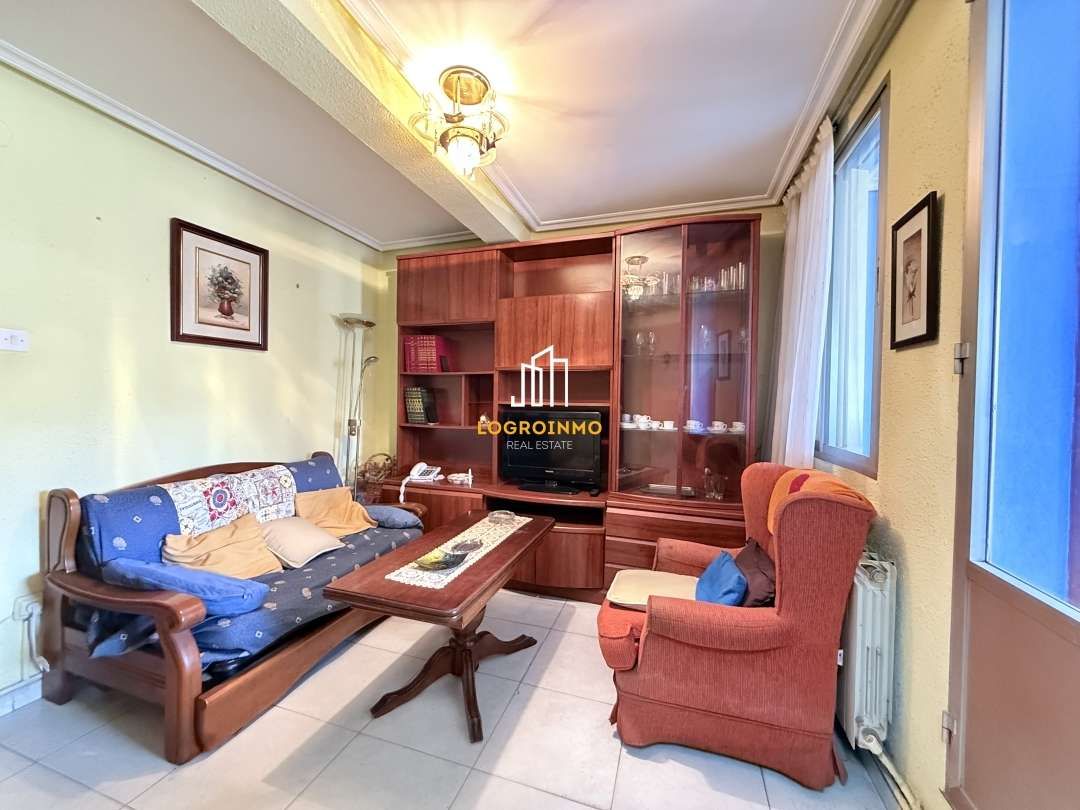 Living room of Flat for sale in  Logroño  with Heating and Terrace