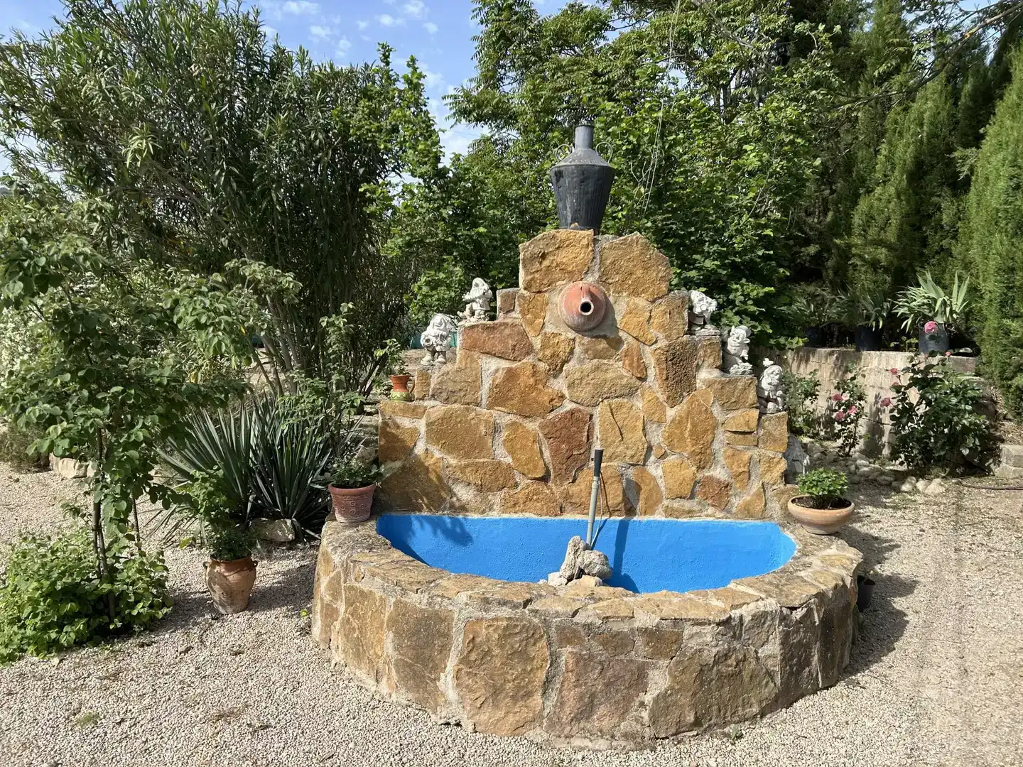 Garten von Country house zur Miete in Villacarrillo mit Privatgarten, Schwimmbad und Möbliert