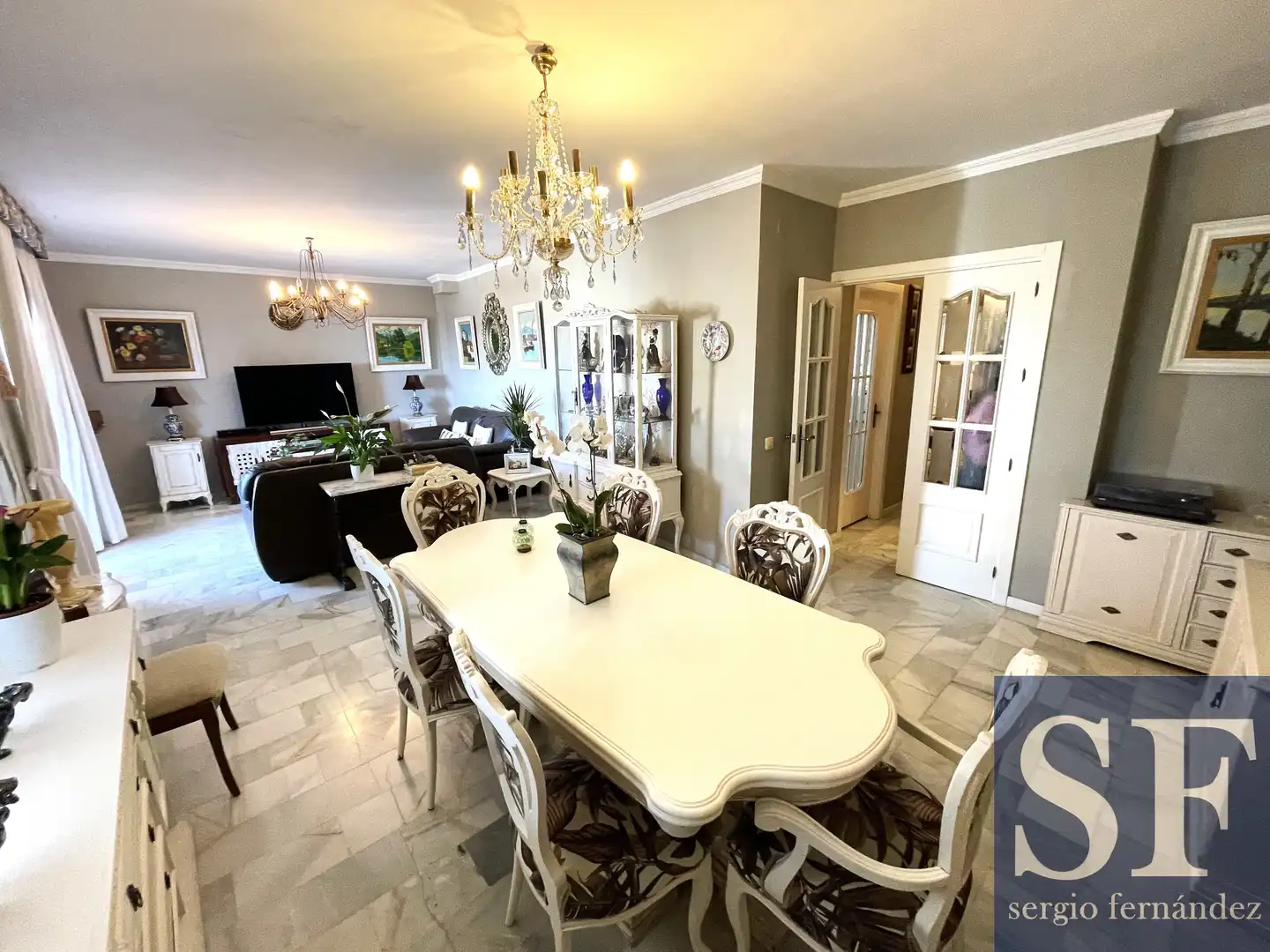 Comedor de Apartamento en venta en Cómpeta