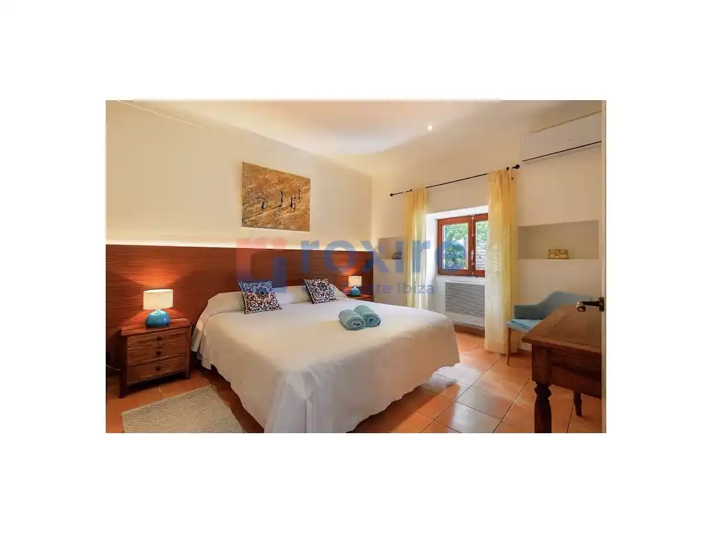 Habitación de Casa o chalet de alquiler en Sant Josep de sa Talaia con Aire acondicionado, Jardín privado y Terraza