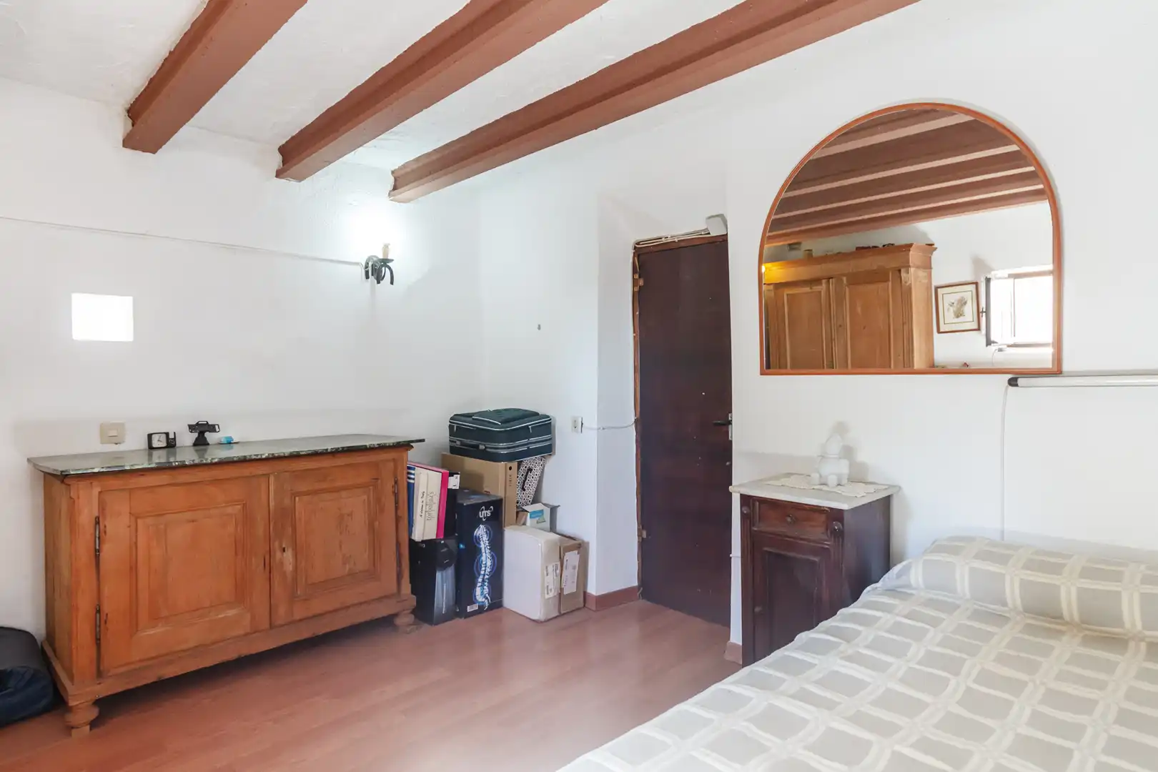 Dormitori de Finca rústica en venda en Banyeres del Penedès amb Jardí privat, Parquet i Piscina