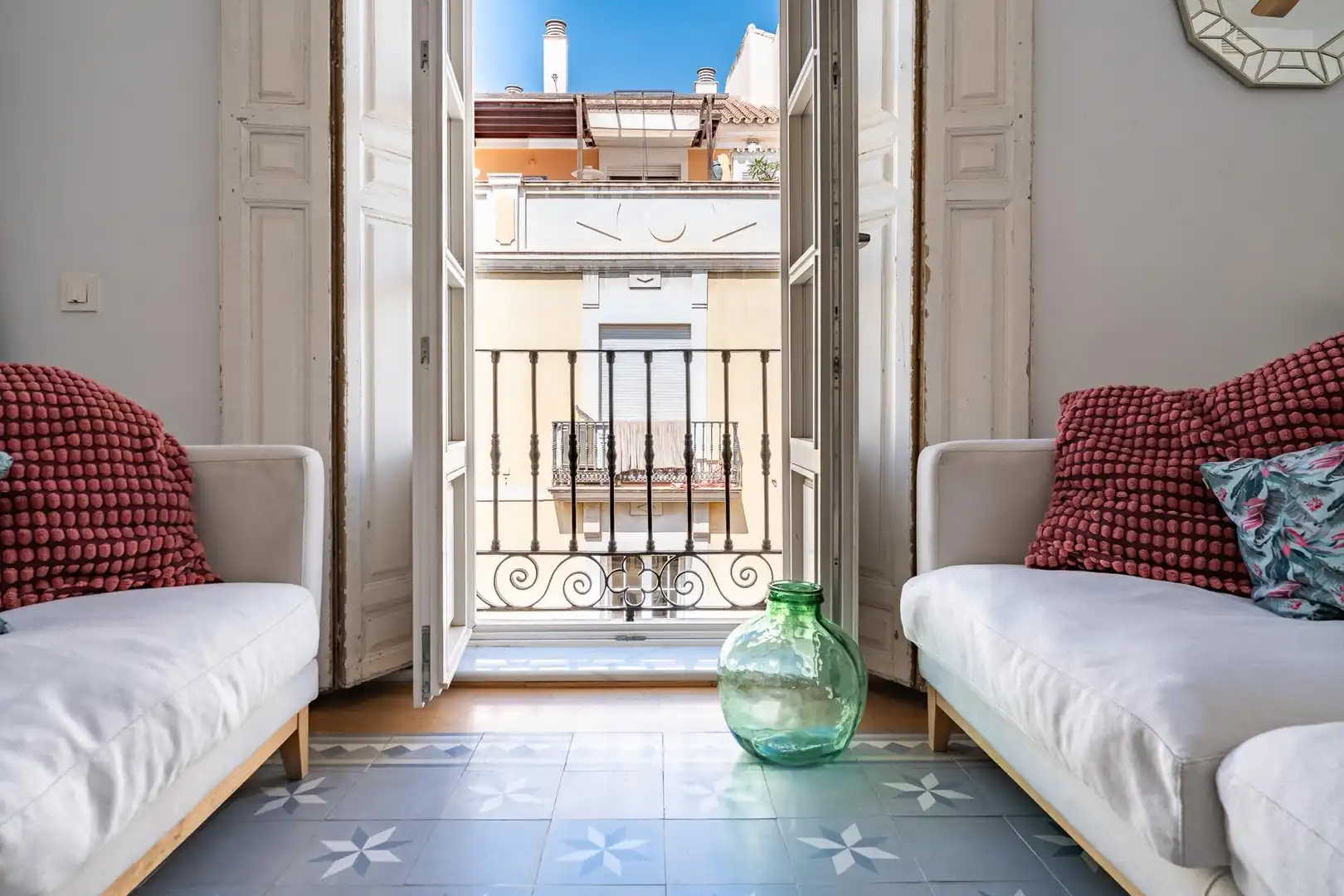 Balcony of Flat for sale in Málaga  with Heating