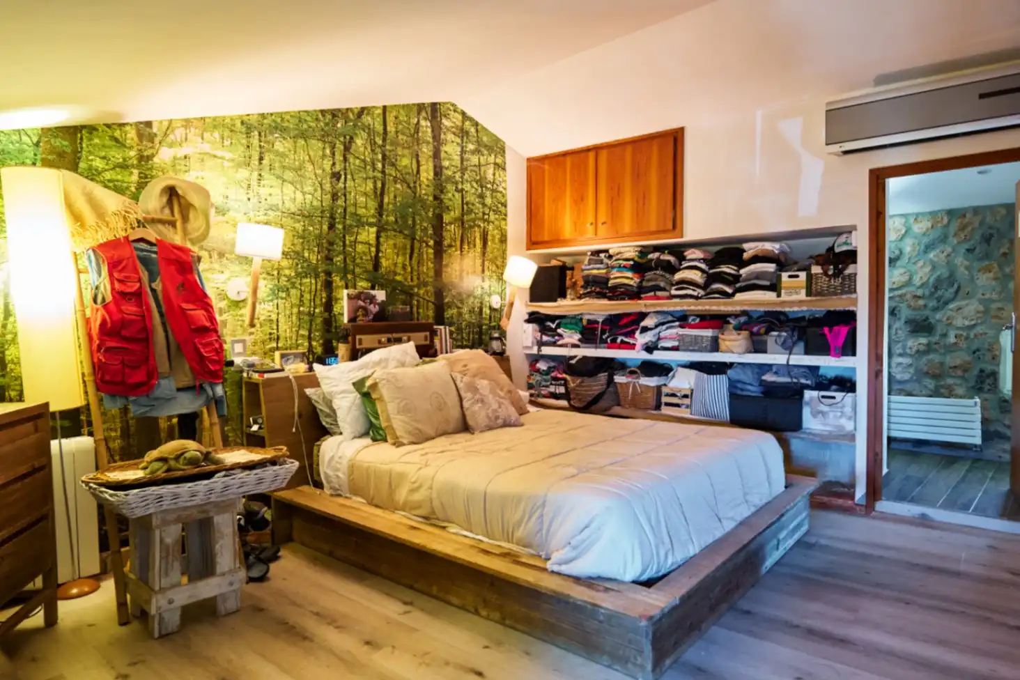 Bedroom of Country homes for sale in Santa Eulàlia de Ronçana  with Air Conditioner and Swimming Pool