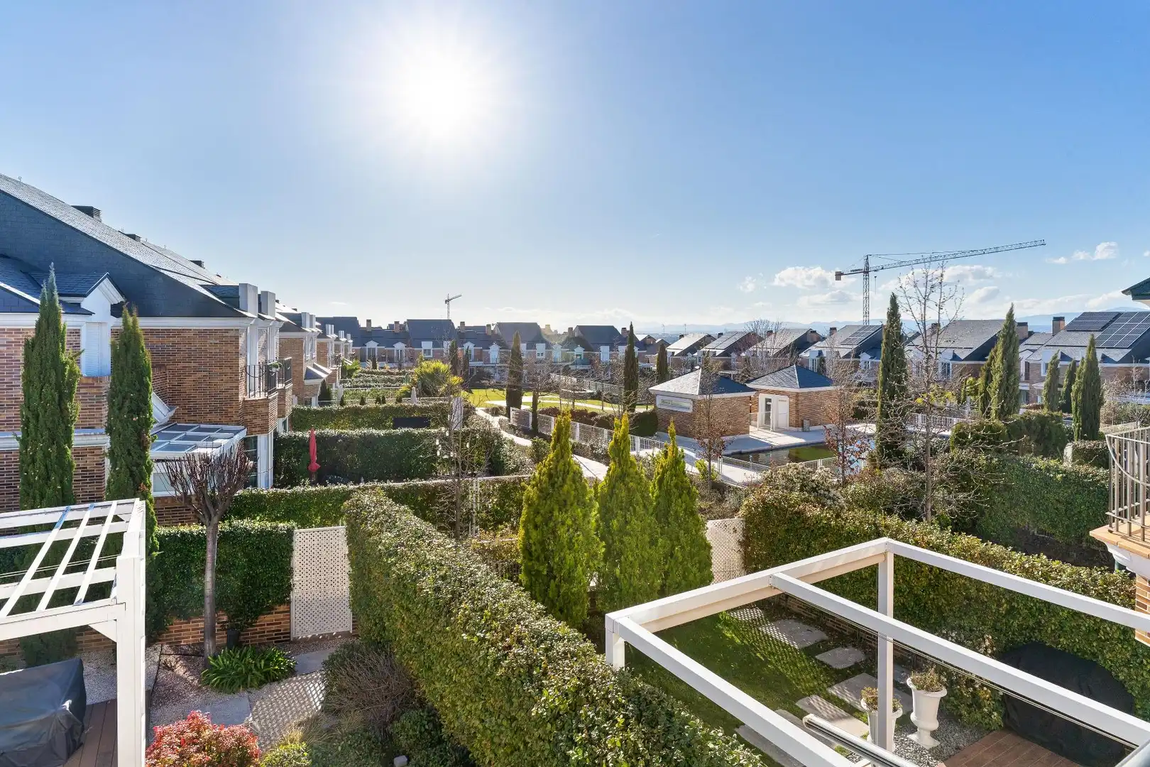 Exterior view of Detached homes for rent in Boadilla del Monte  with Air Conditioner, Heating and Private garden
