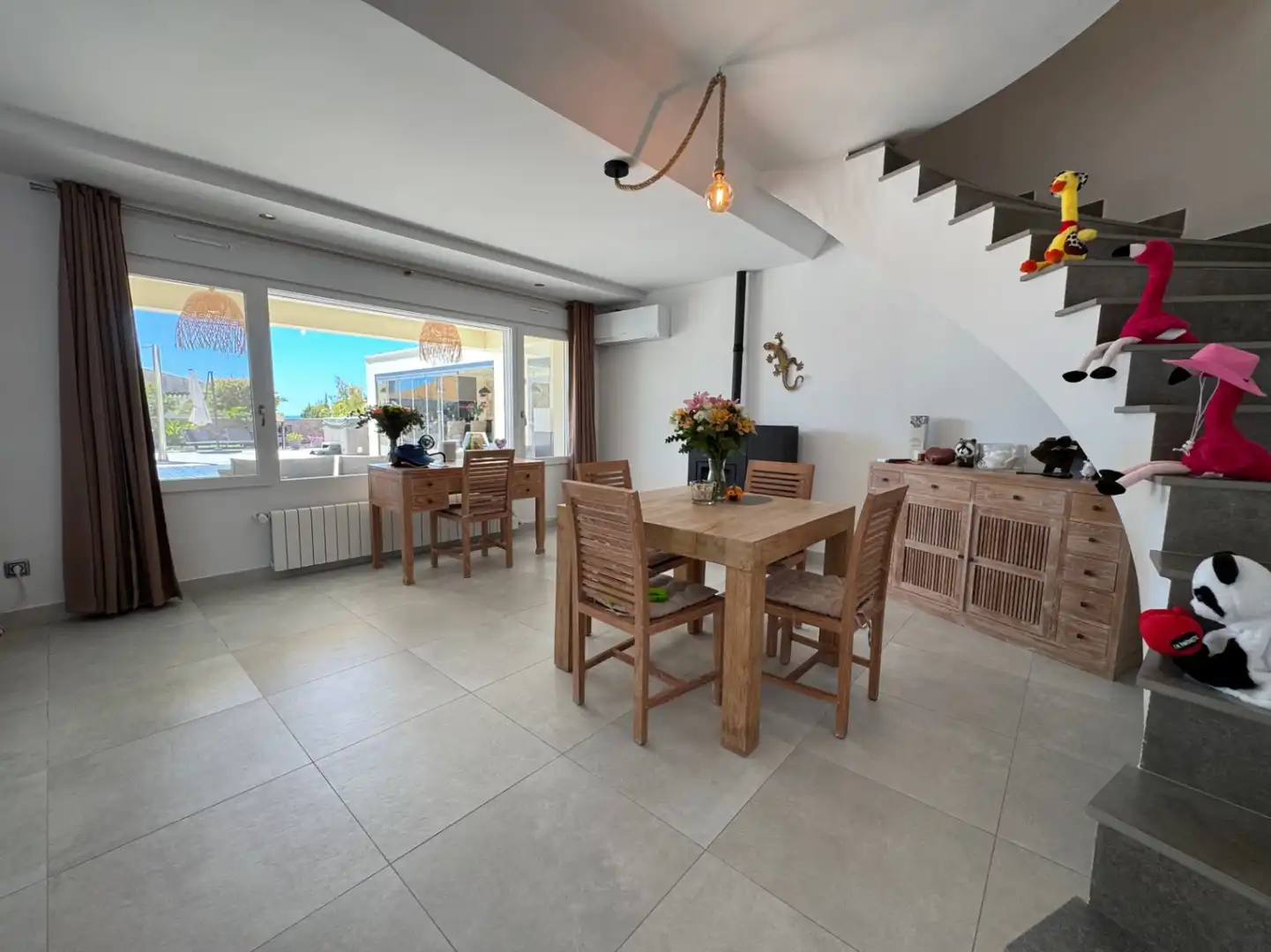 Dining room of Houses for sale in Moraira  with Air Conditioner, Heating and Private garden