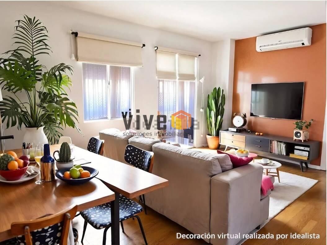 Sala d'estar de Pis en venda en Dos Hermanas amb Aire condicionat i Balcó