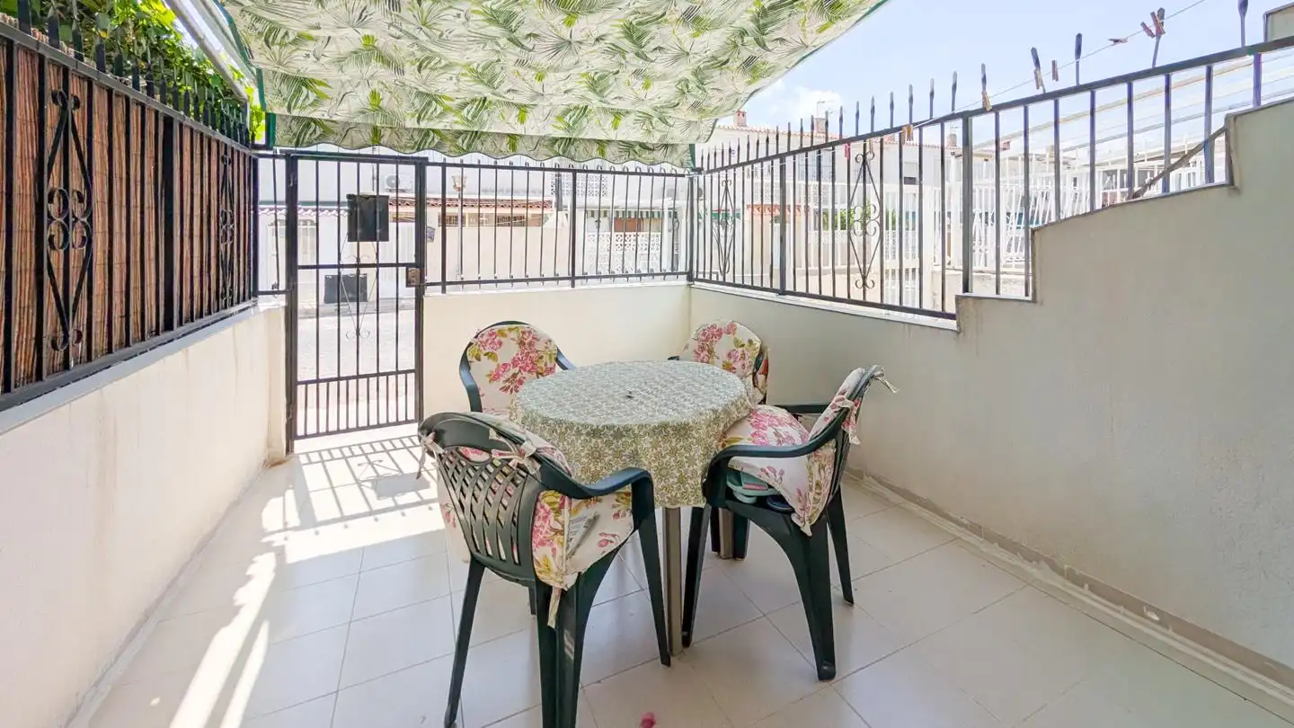 Terrassa de Casa adosada en venda en Santa Pola amb Aire condicionat, Jardí privat i Terrassa