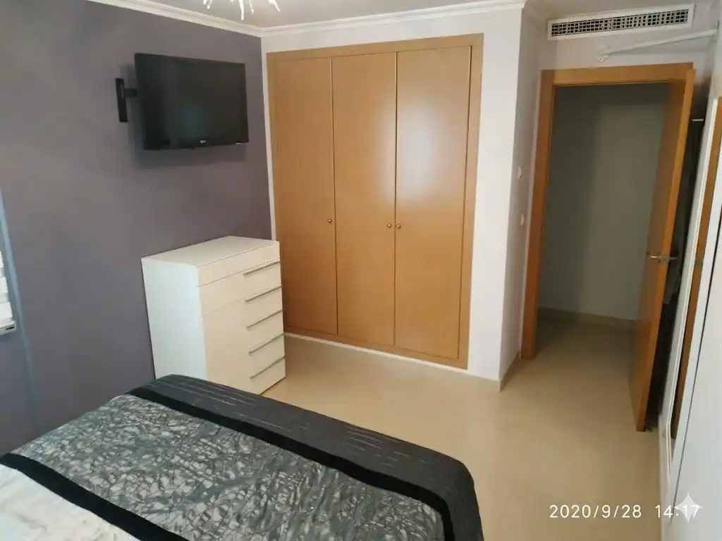 Bedroom of Flat for sale in Sueca  with Air Conditioner, Storage room and Balcony