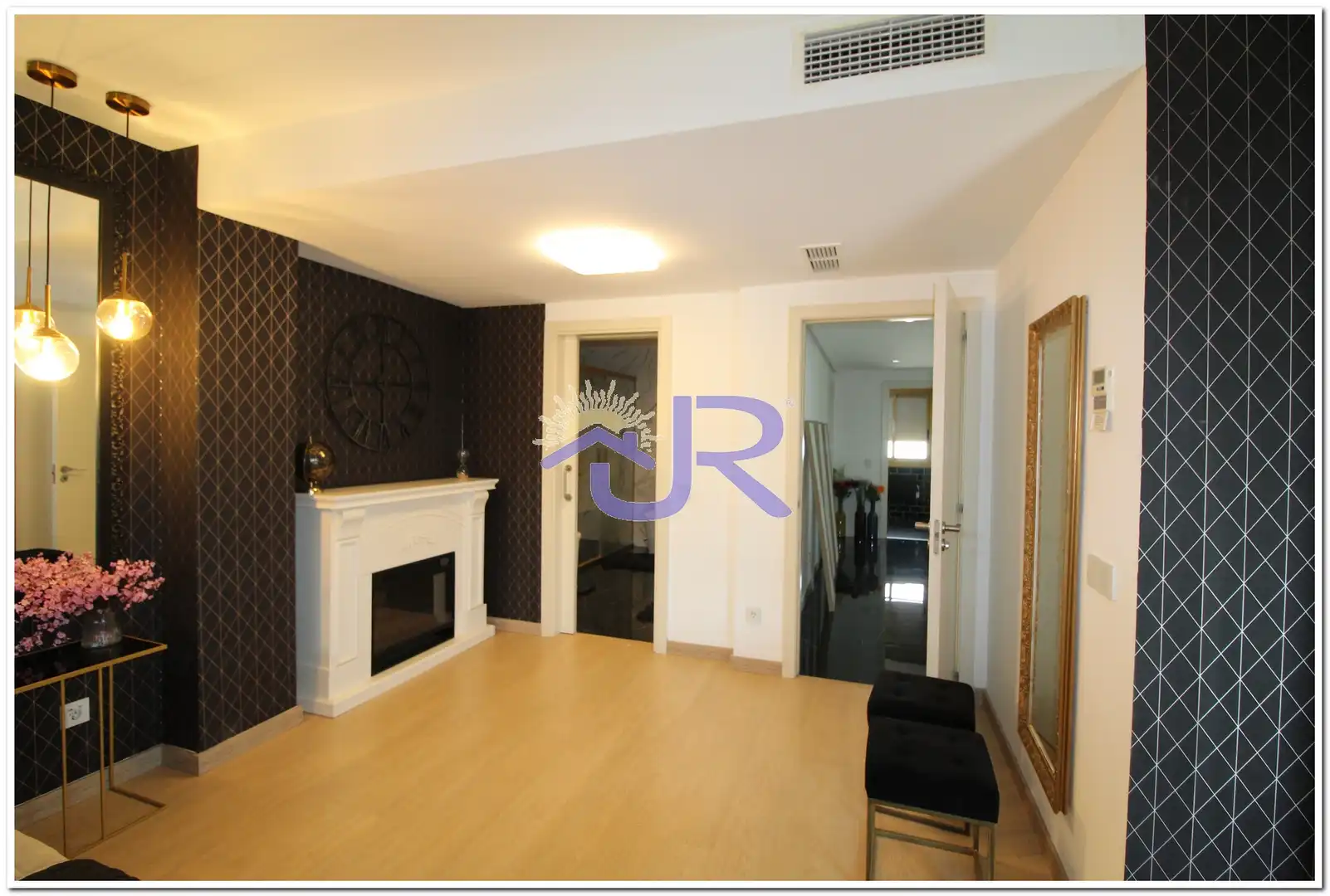 Living room of Houses for sale in Paracuellos de Jarama  with Air Conditioner, Private garden and Swimming Pool