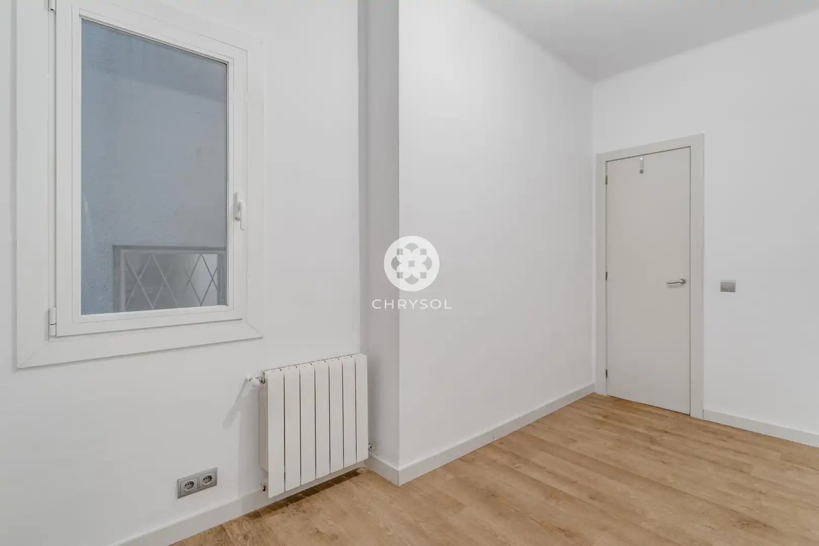 Schlafzimmer von Wohnung zum Verkauf in Barcelona mit Klimaanlage, Heizung und Parkett