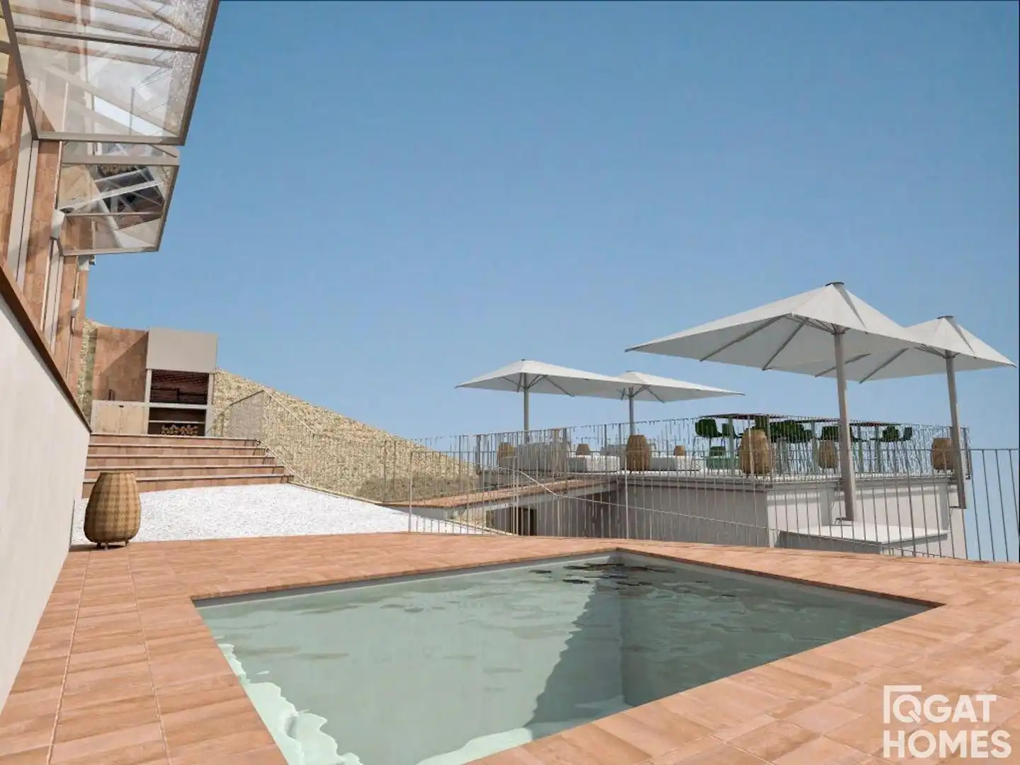 Terrassa de Casa o xalet en venda en Sant Cugat del Vallès amb Calefacció, Piscina i Alarma