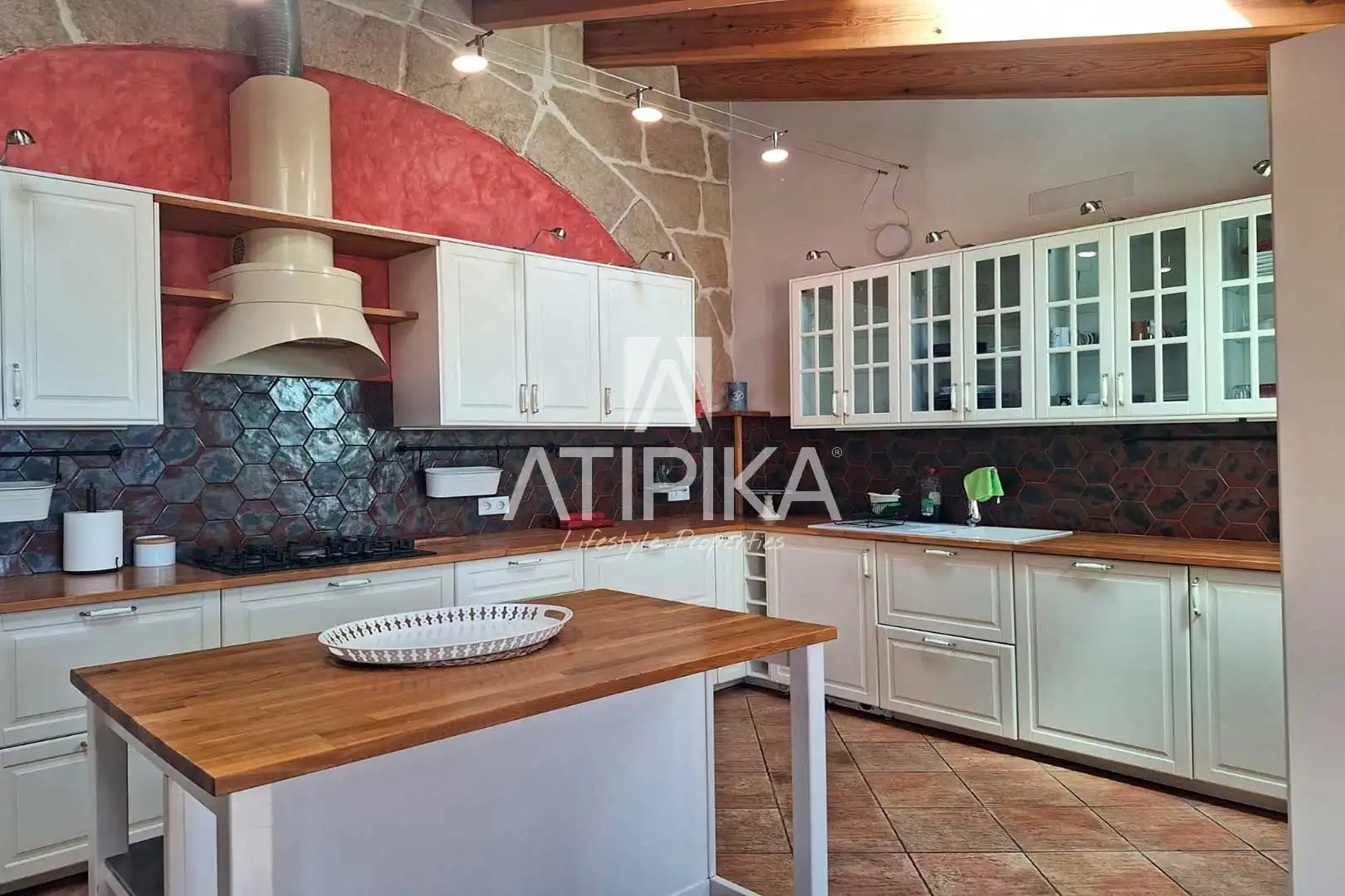 Cocina de Finca rústica en venta en Maó - Mahón con Aire acondicionado, Piscina y Horno