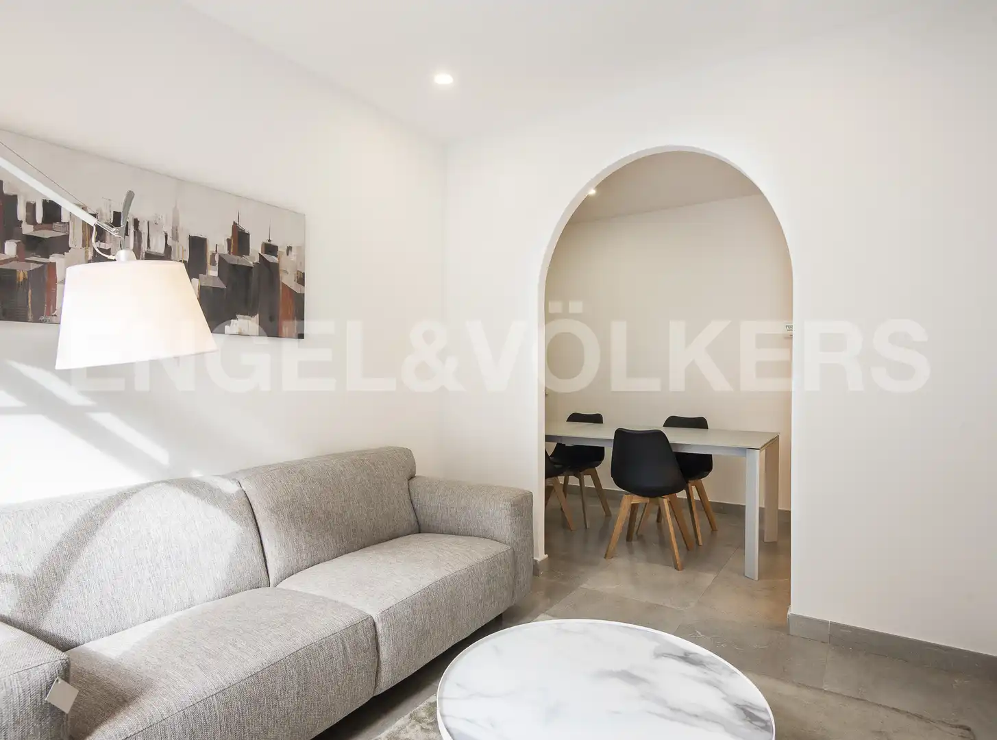 Living room of Flat for rent in  Barcelona Capital  with Air Conditioner, Heating and Terrace