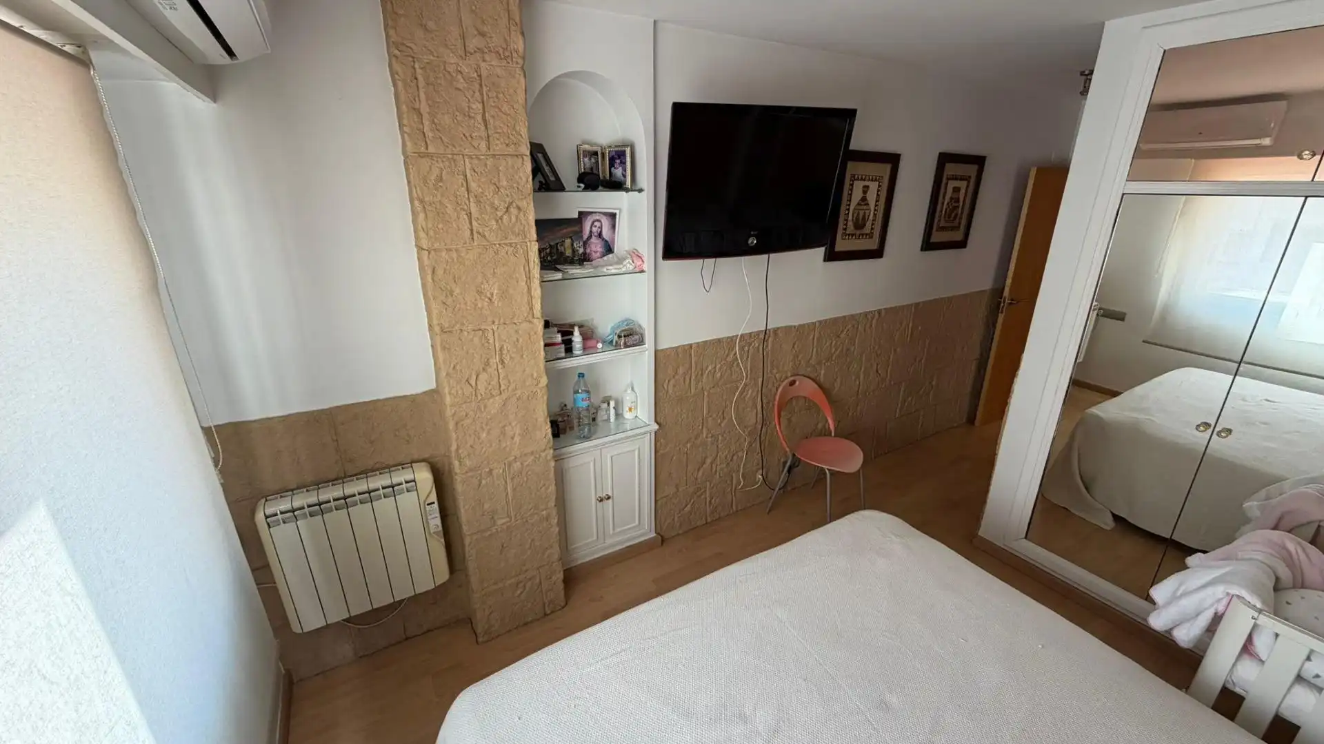 Dormitori de Dúplex en venda en Castellón de la Plana / Castelló de la Plana amb Aire condicionat, Parquet i Terrassa