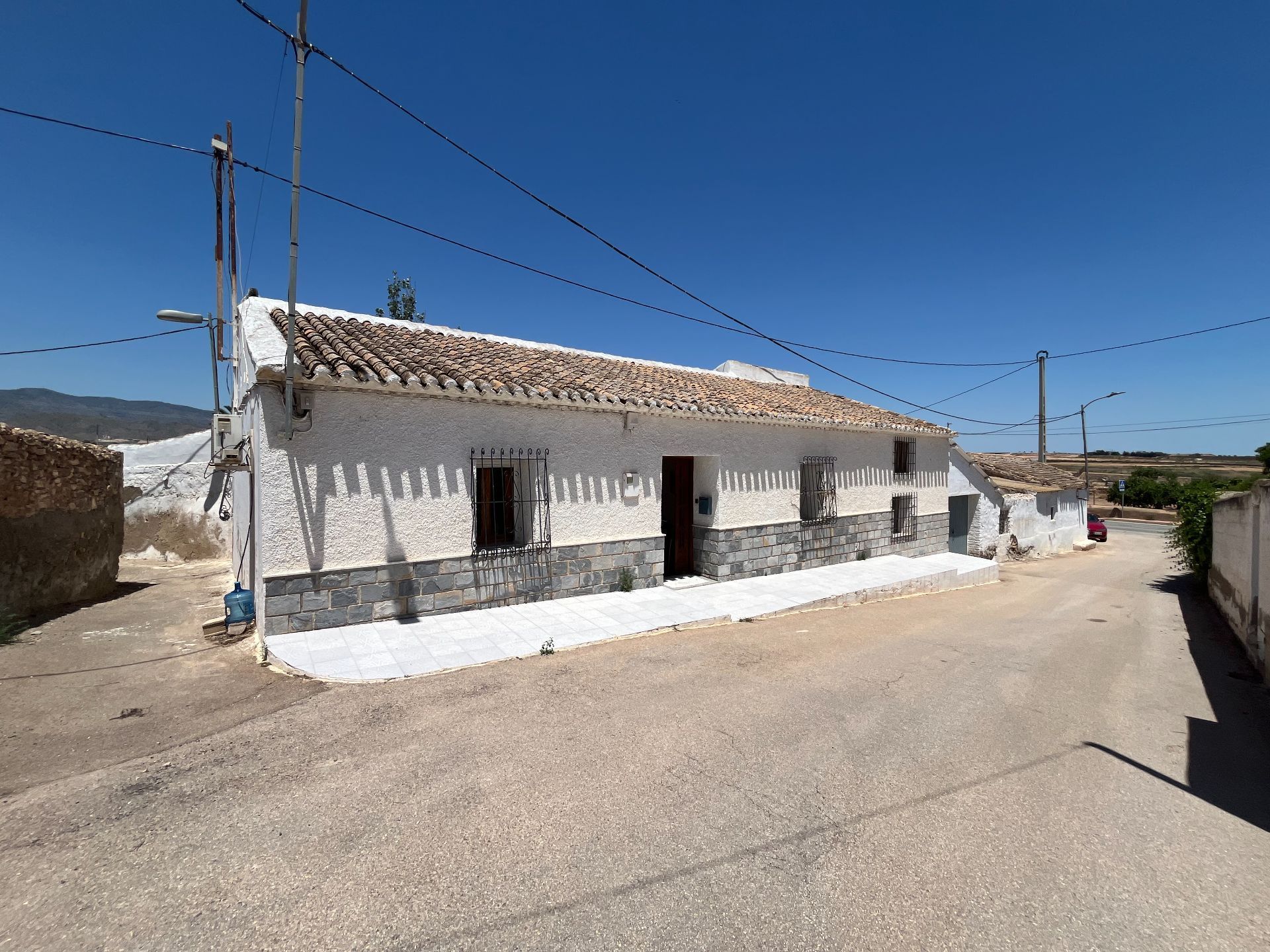 Vista exterior de Finca rústica en venda en Fuente Álamo de Murcia amb Aire condicionat, Jardí privat i Terrassa