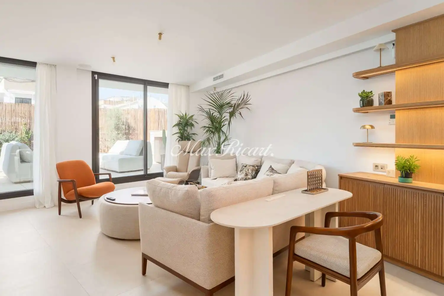 Living room of Attic for rent in Barcelona  with Air Conditioner, Heating and Terrace