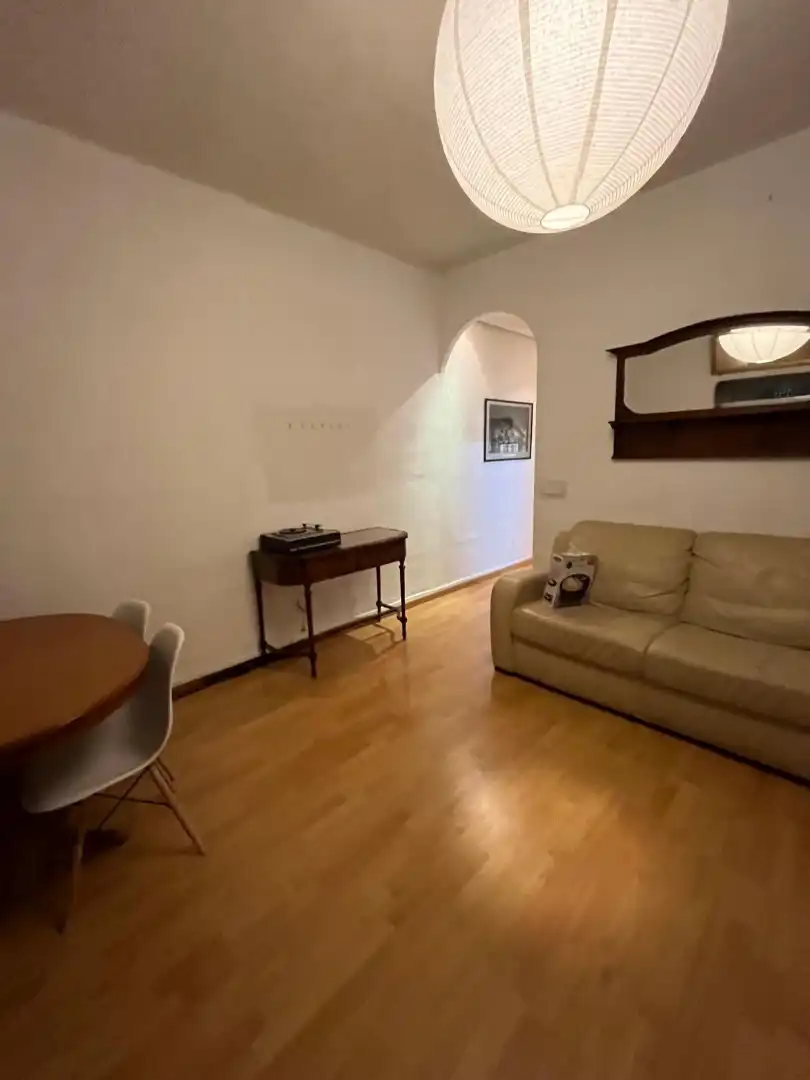 Living room of Flat for rent in Madrid  with Heating, Parquet flooring and Oven