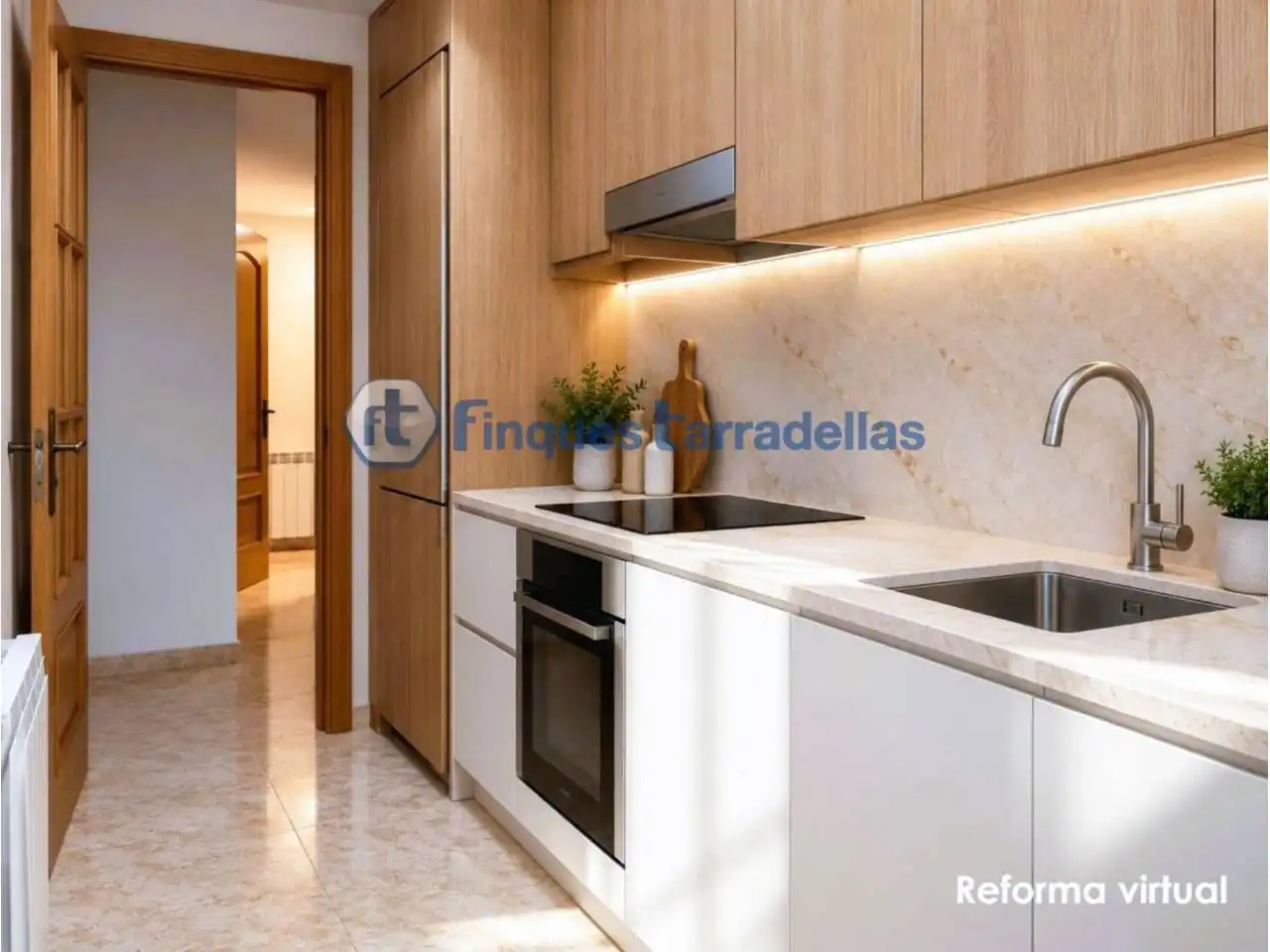 Cuina de Pis en venda en Blanes amb Calefacció, Moblat i Balcó