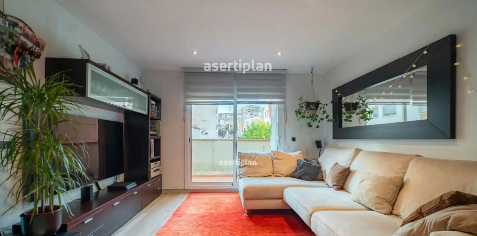 Wohnzimmer von Maisonette zum Verkauf in Mataró mit Klimaanlage, Heizung und Terrasse