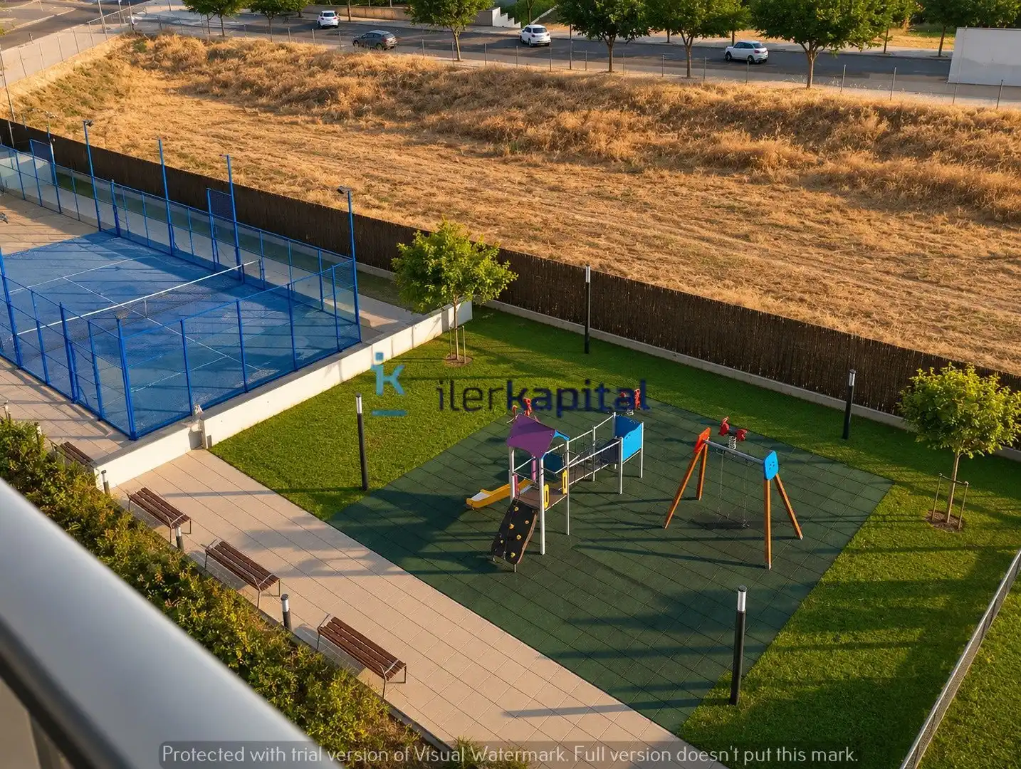 Terrasse von Wohnung zum Verkauf in Lleida mit Klimaanlage, Heizung und Terrasse
