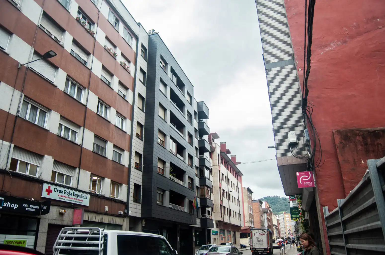 Vista exterior de Piso en venta en Langreo con Calefacción, Terraza y Trastero