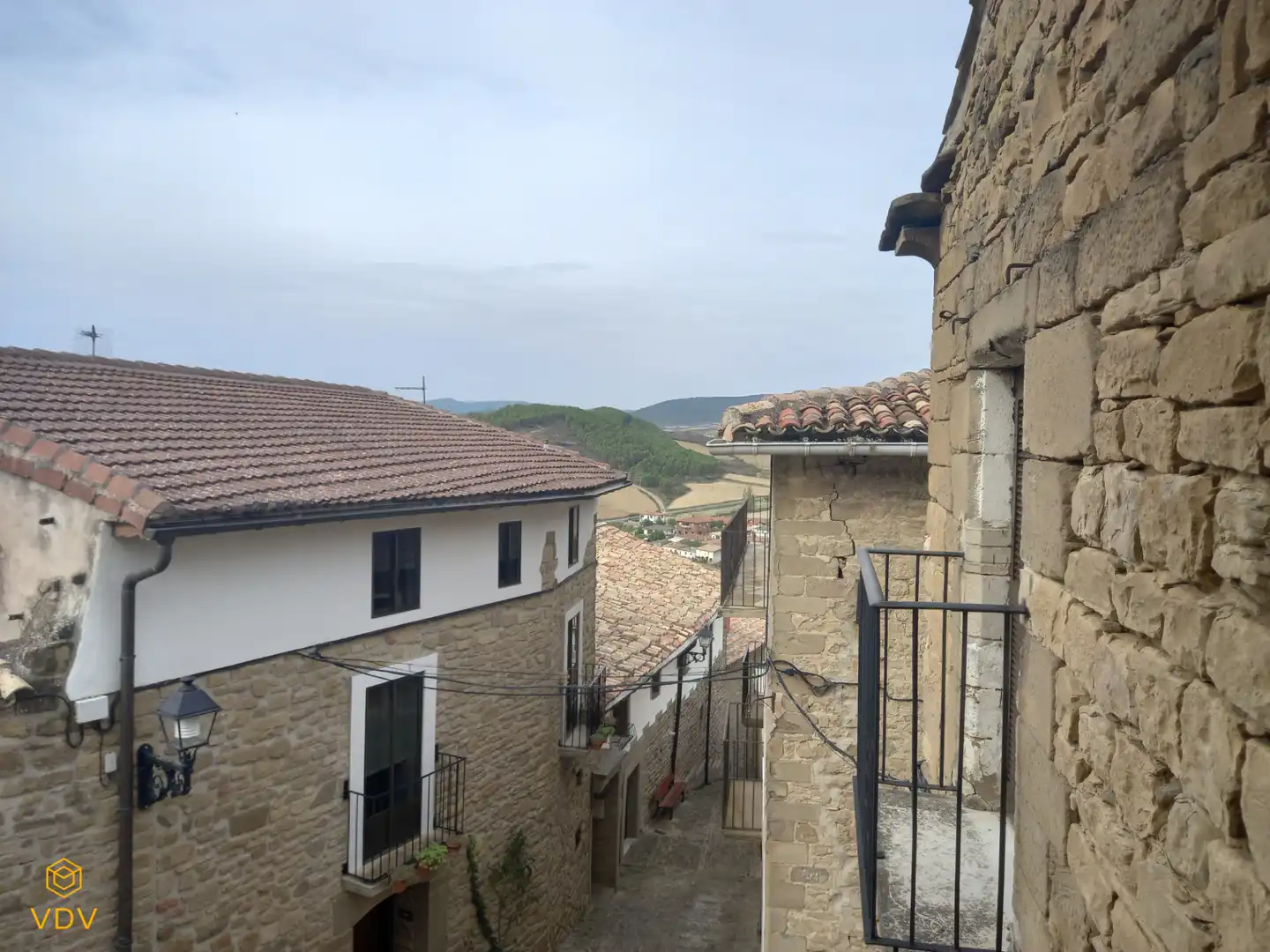Exterior view of Houses for sale in Aibar / Oibar  with Heating, Furnished and Oven