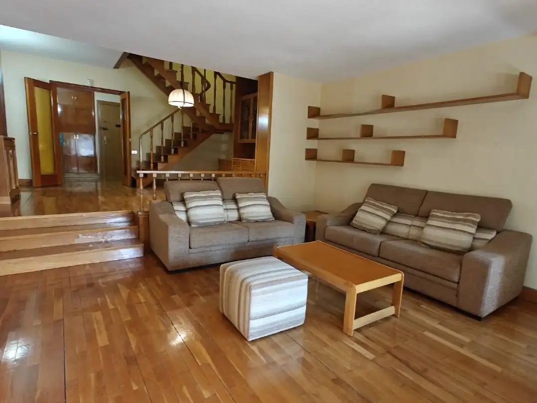 Wohnzimmer von Maisonette zur Miete in Murcia mit Klimaanlage, Heizung und Parkett