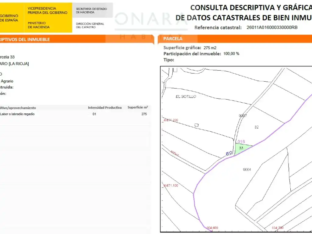 Grundstücke und Bauplätze zum Verkauf in Poligono 15 Paraje 440 Sotillo, imagen 4