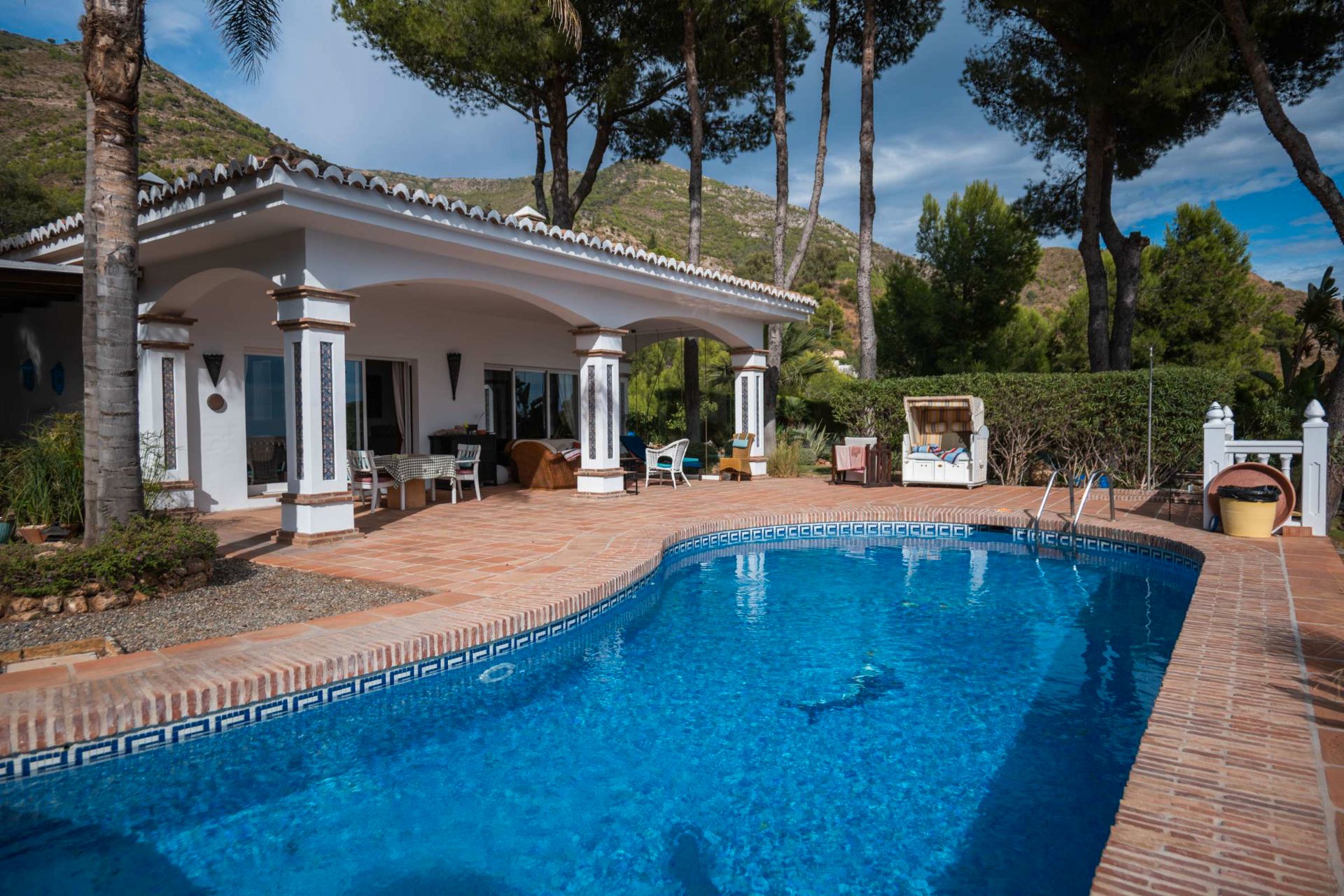 Swimming pool of House or chalet for sale in Mijas  with Heating, Private garden and Terrace