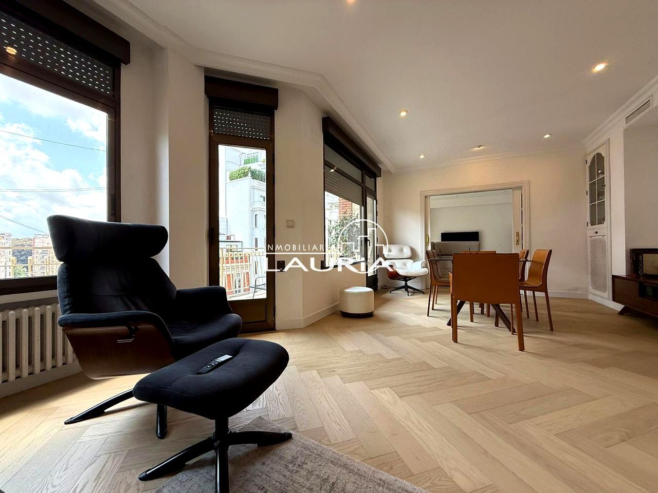 Living room of Flat for sale in  Valencia Capital  with Air Conditioner, Heating and Terrace